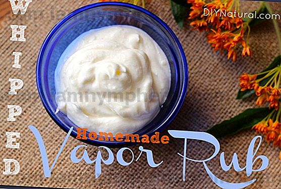 Chicotada DIY Vapor Rub para congestão no peito