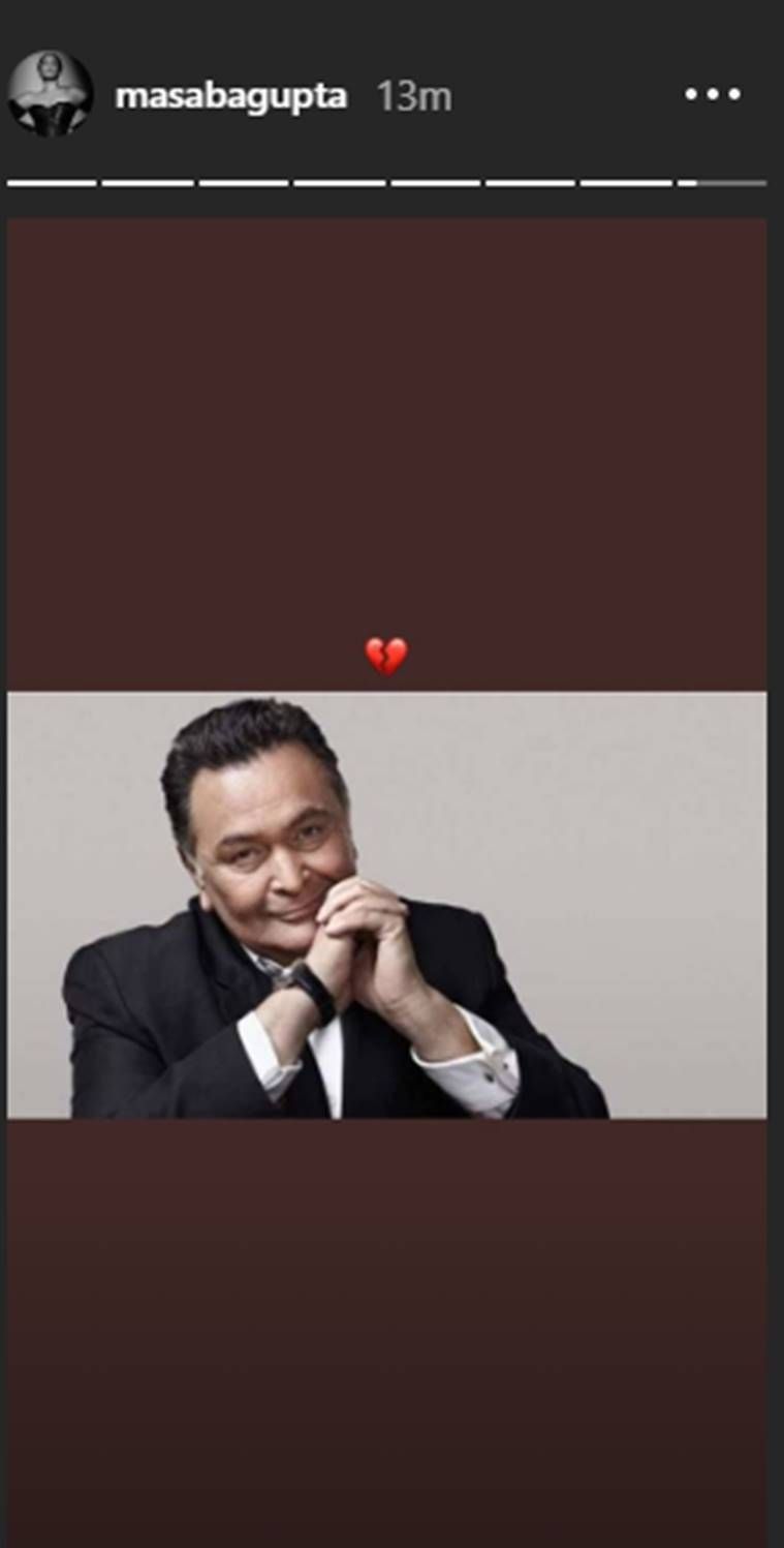 Rishi Kapoor, Masaba Gupta