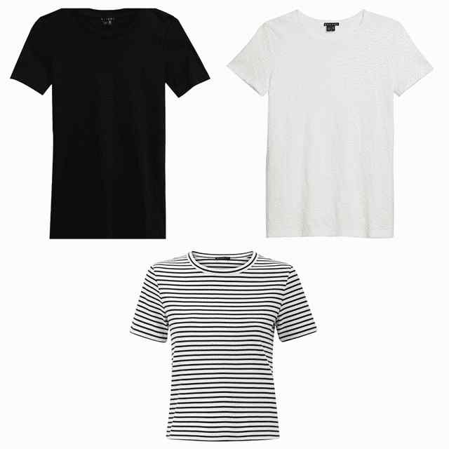 A imagem pode conter T-shirt de mangas de vestuário para pessoas e pessoas