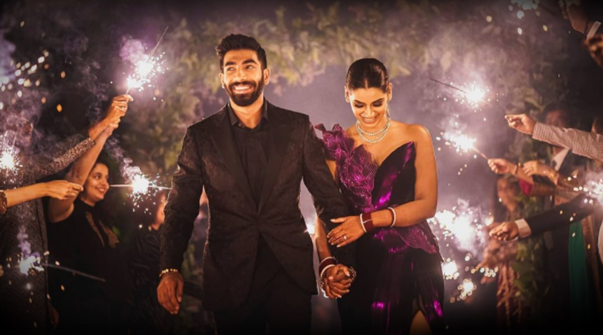'სიყვარულის ერთი თვე, მუცლის სიცილი': Jasprit Bumrah-Sanjana Ganesan აღნიშნავს ქორწინების ერთი თვის იუბილეს