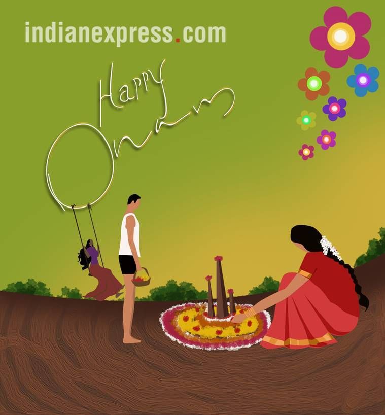 Onam 2018, Onam 2018 Kuupäev, Onam Malayalam, Kerala Onam, Onam pookalam, Onam Images, Onam Festival, Happy Onam, Onam Wishes, Onam Festival 2018, indian express, indian express news