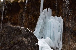 Jiuzhaigou om vinteren