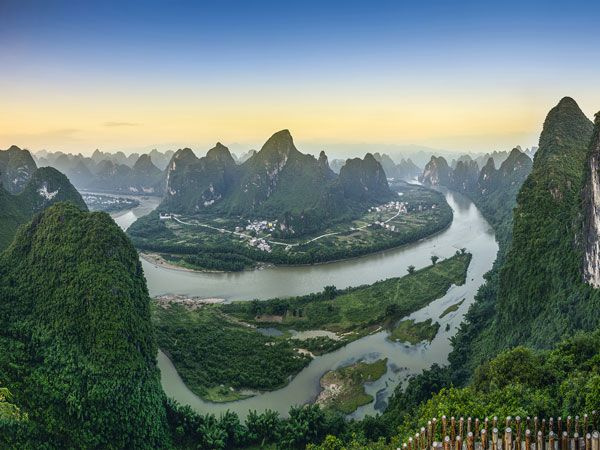 De Li-rivier, Guilin
