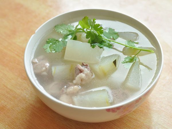 Vintermelonsuppe med Prok-ribbe