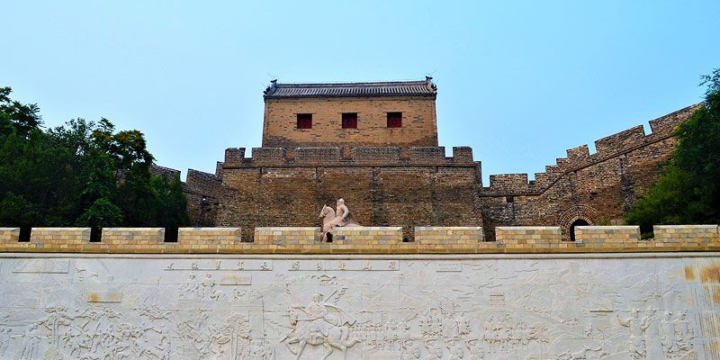 Zhuanduokou Pass af Den Kinesiske Mur ved Jinshanling