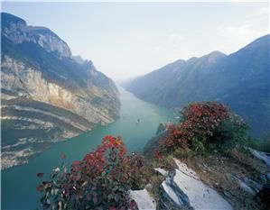 Wu Gorge på Yangtze