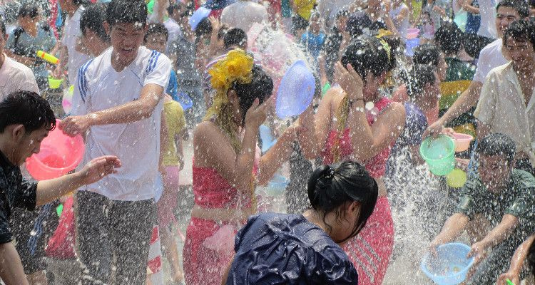 水しぶき
