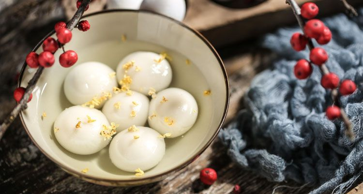 kinesisk nytårsdessert: tang yuan
